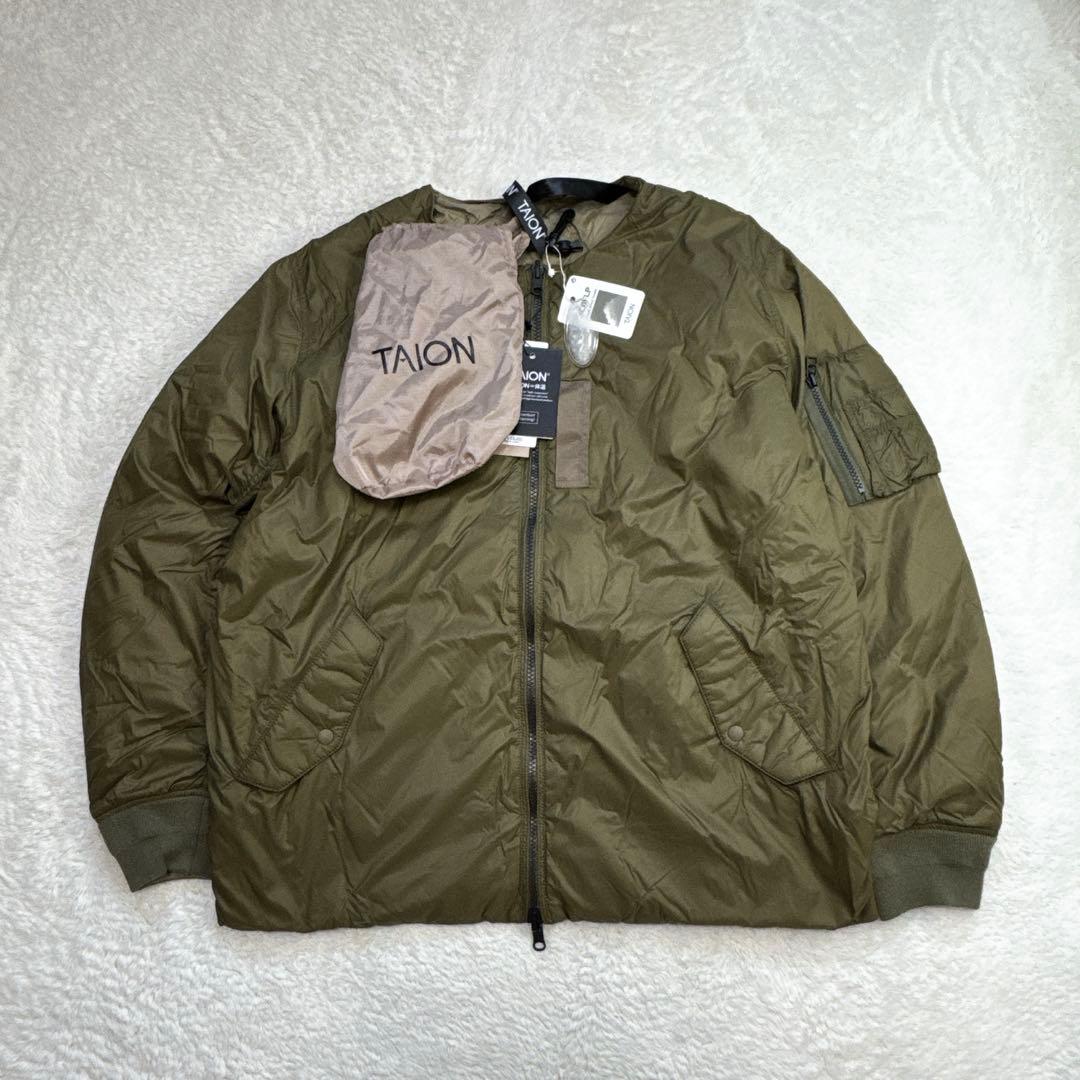 タグ付き【未使用品】TAION 別注 ミリタリー リバーシブル インナーダウン