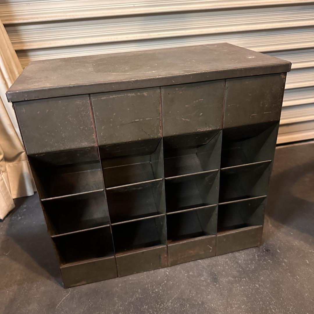 ヴィンテージ メタル製 パーツボックス タバコストッカー 店舗什器