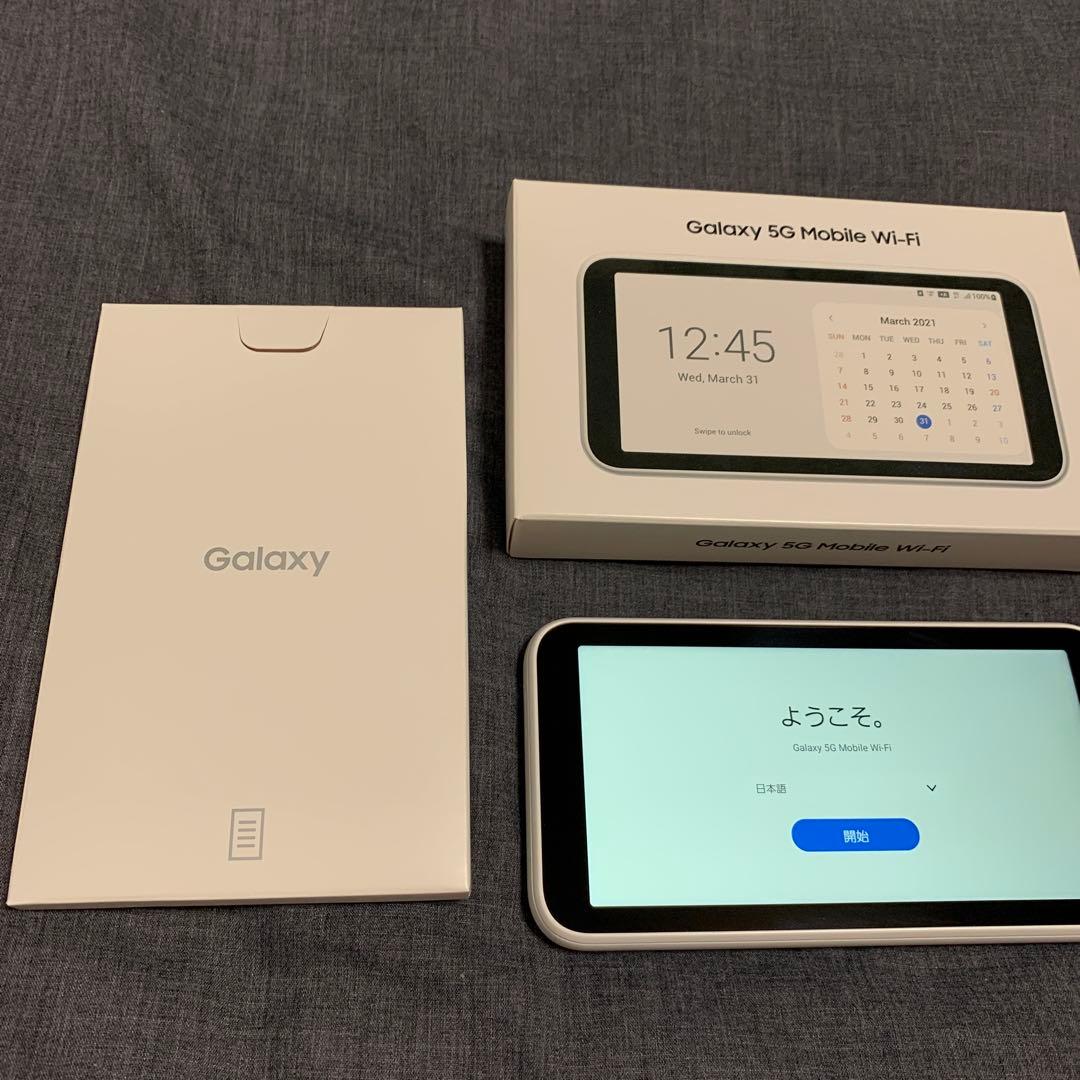 ルーター・ネットワーク機器 Galaxy 5G Mobile Wi-Fi SCR01 White