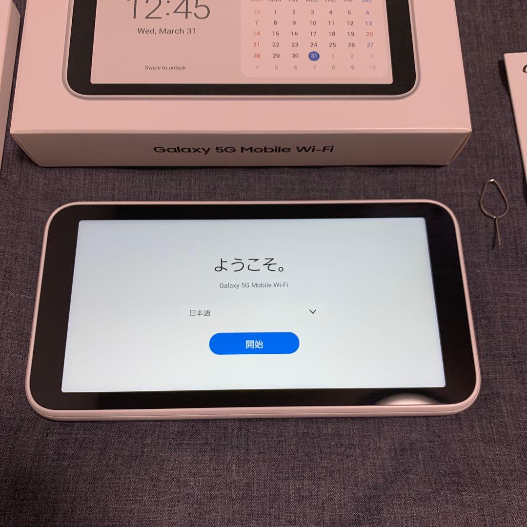 ルーター・ネットワーク機器 Galaxy 5G Mobile Wi-Fi SCR01 White