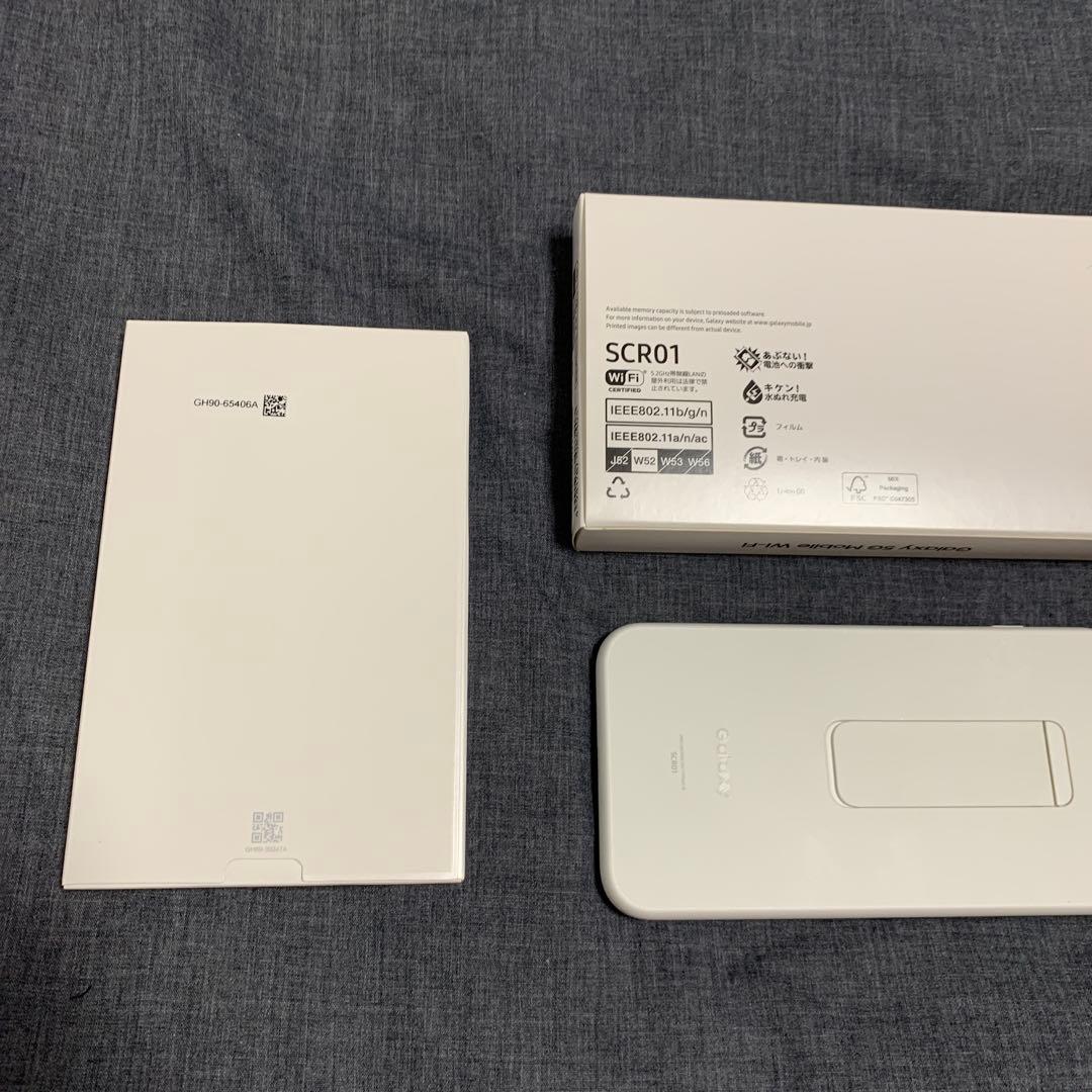 ルーター・ネットワーク機器 Galaxy 5G Mobile Wi-Fi SCR01 White