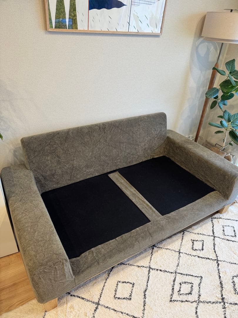 Re:CENO リセノ　2人掛けソファ　folk （12cm脚）