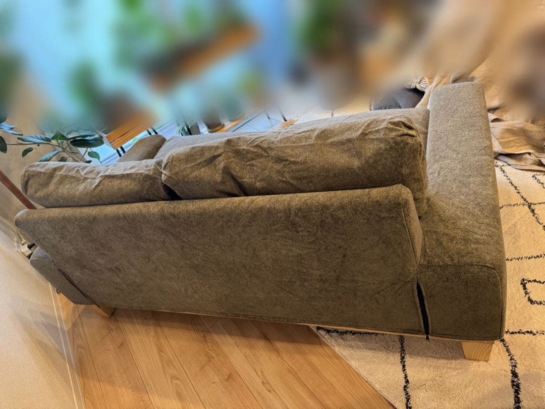 Re:CENO リセノ　2人掛けソファ　folk （12cm脚）