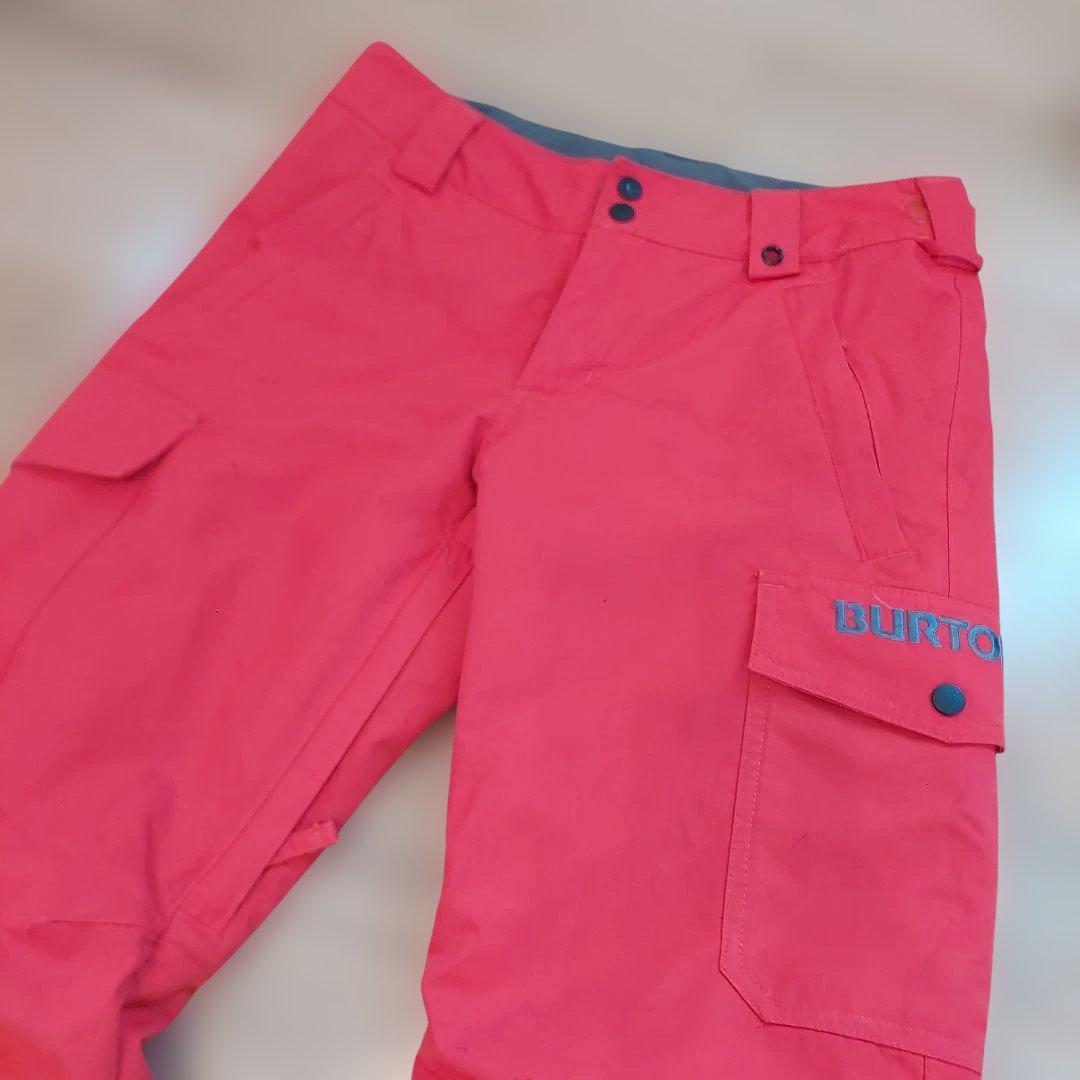 Burton スノーボードウェア Mサイズ グレー/赤