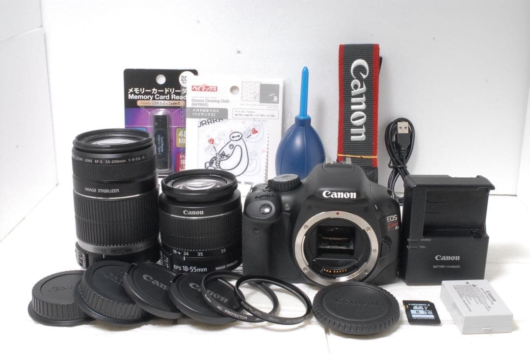 美品❤️ショット数少✨Canon EOS Kiss X4 ダブルレンズセット