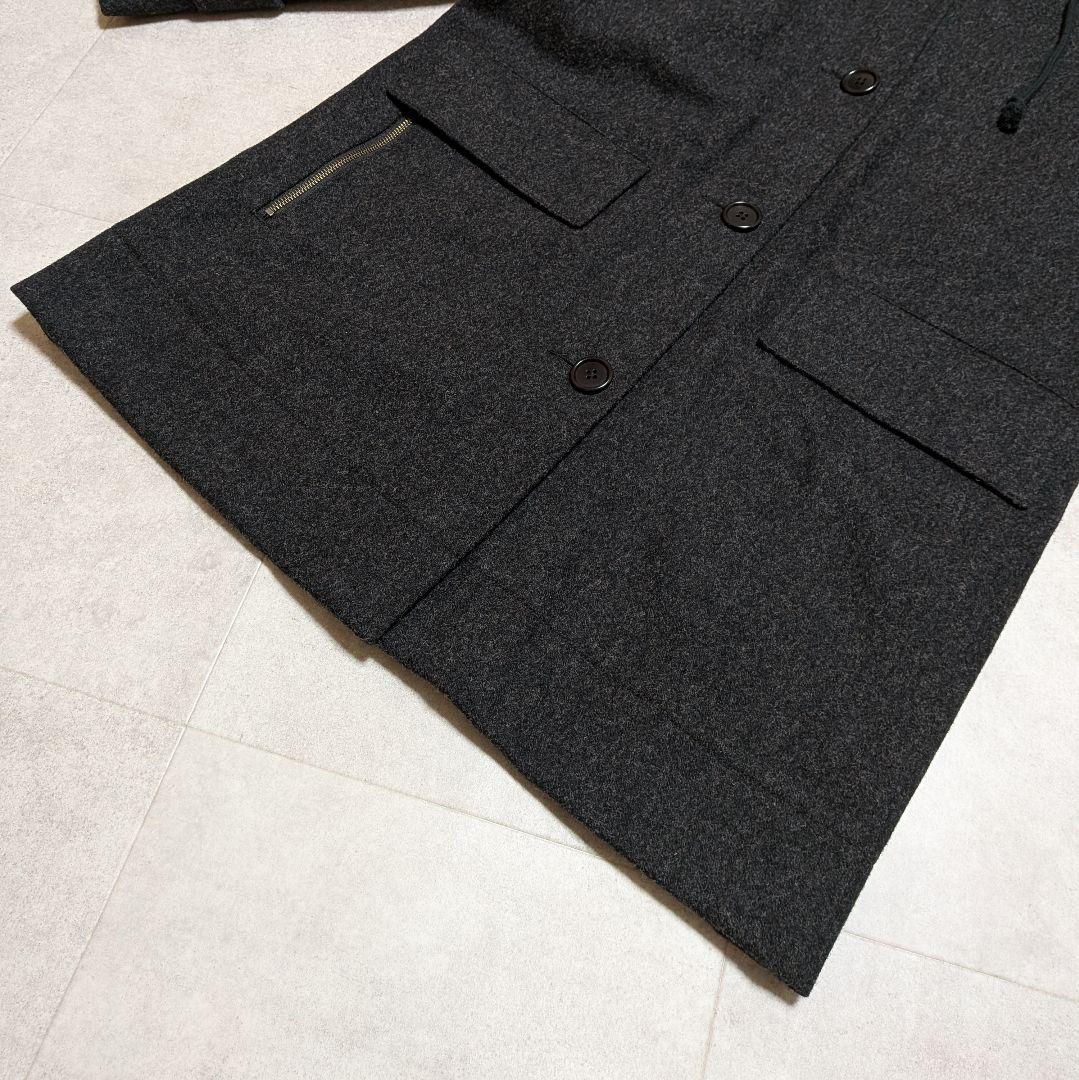 極美品✨️24AW MHL. ベーシックウールメルトンコート 定価6.4万