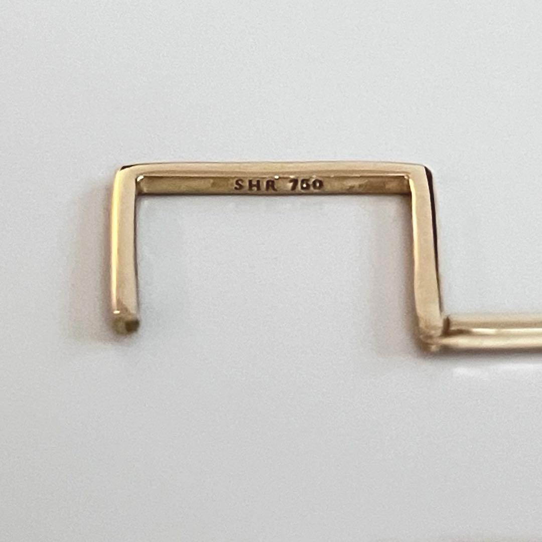アクセサリー *SHIHARA Form Pierce 15(02) 18K YG