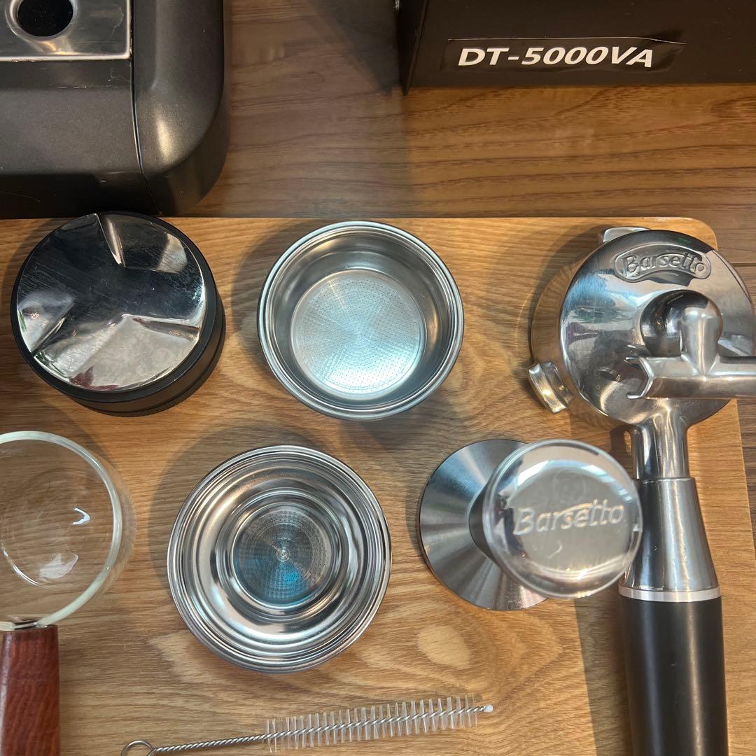 【値下げ】Barsetto BAE-V1 エスプレッソマシン半自動＋専用変圧器