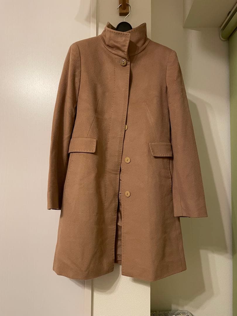 ☆美品☆MaxMara マックスマーラスタジオ　スタンドカラーコート　40
