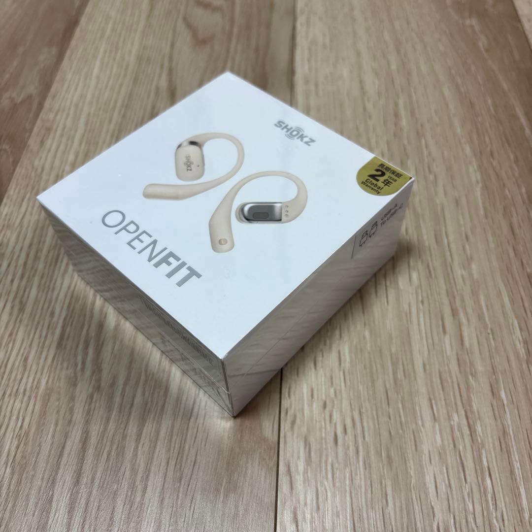 新品未開封　SHOKZ OPEN FIT 完全ワイヤレス ベージュ