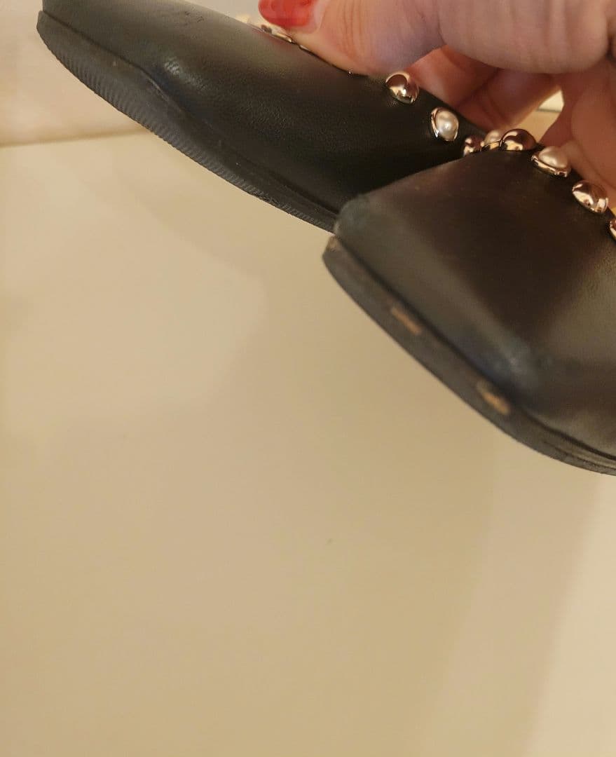 kokoko様JIMMY CHOO ブラック フラットシューズ 35