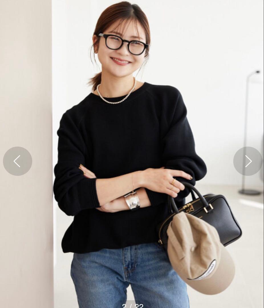 SLOBE IENA スムースオーバーニット