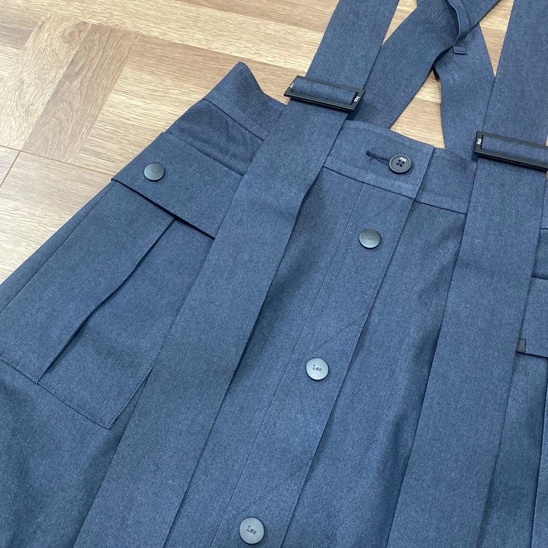 美品♡パーリーゲイツ♡Lee♡ジャンバースカート♡ブルー♡デニム♡リサイクル♡S