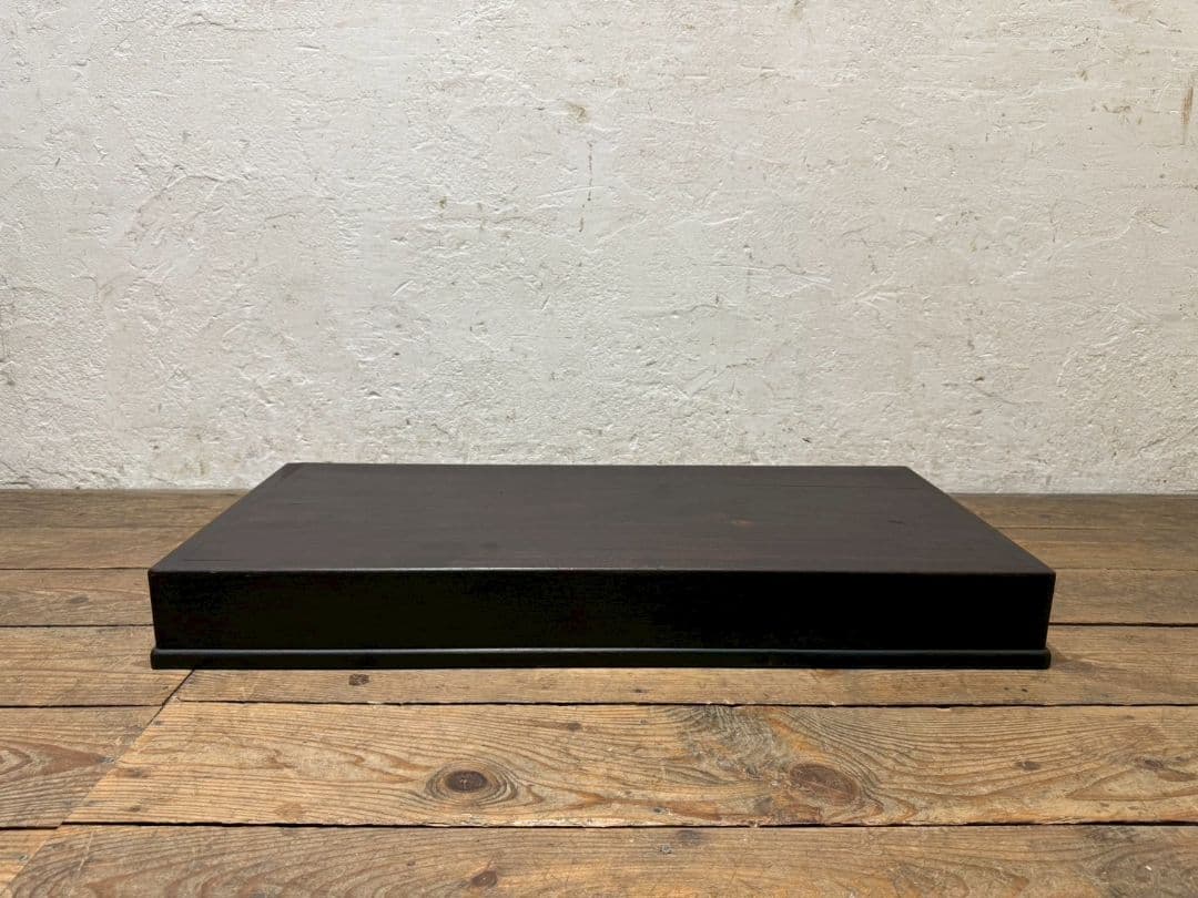 1167 作りの良い置床　置き床　陳列台　展示台　花台　レトロ　無垢材　和モダン