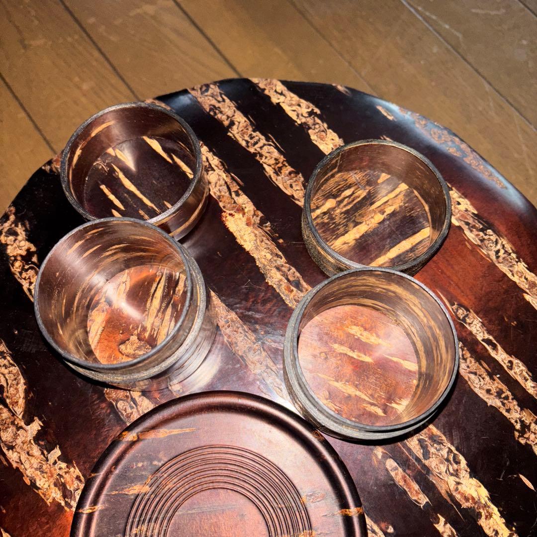 桜皮工芸 茶器セット