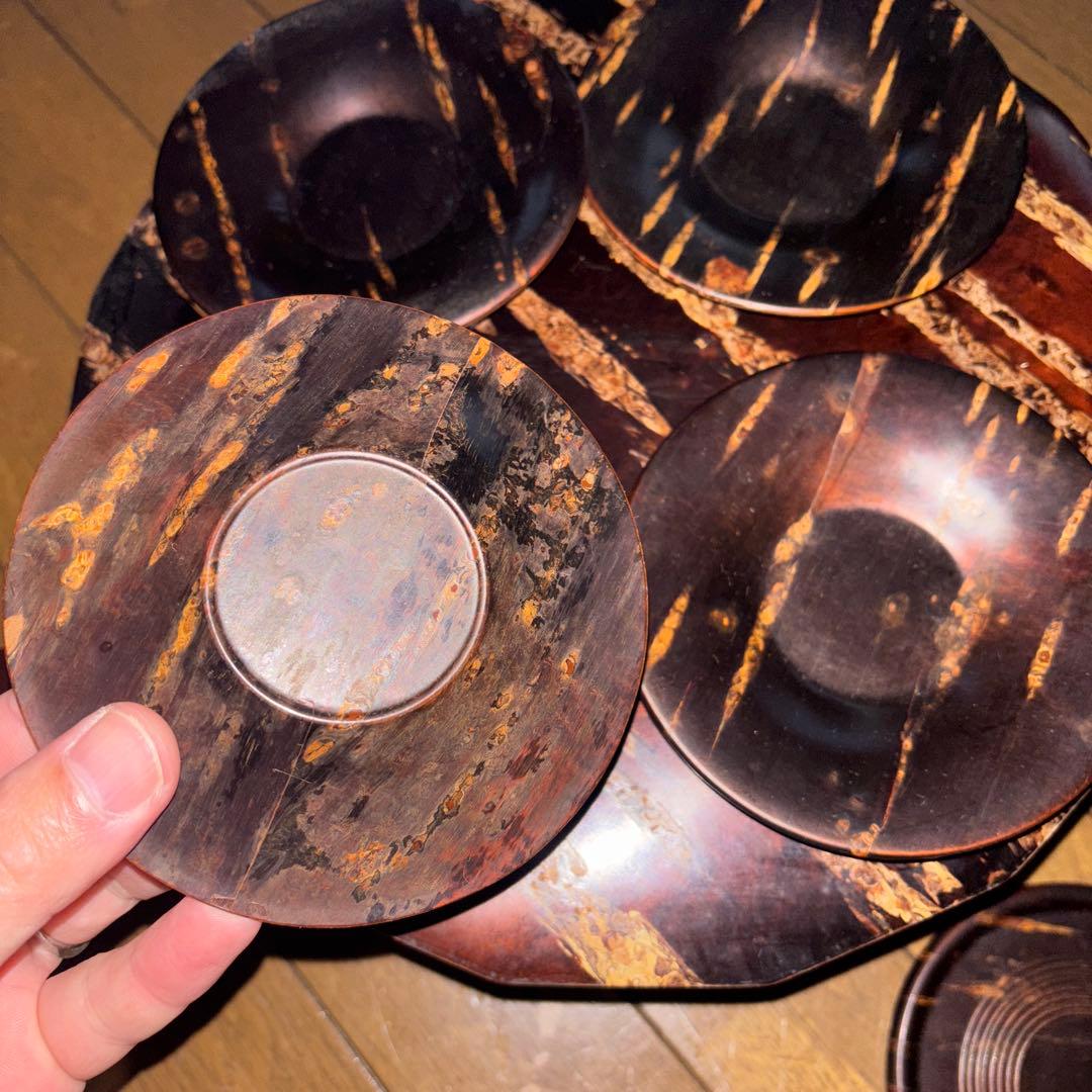 桜皮工芸 茶器セット