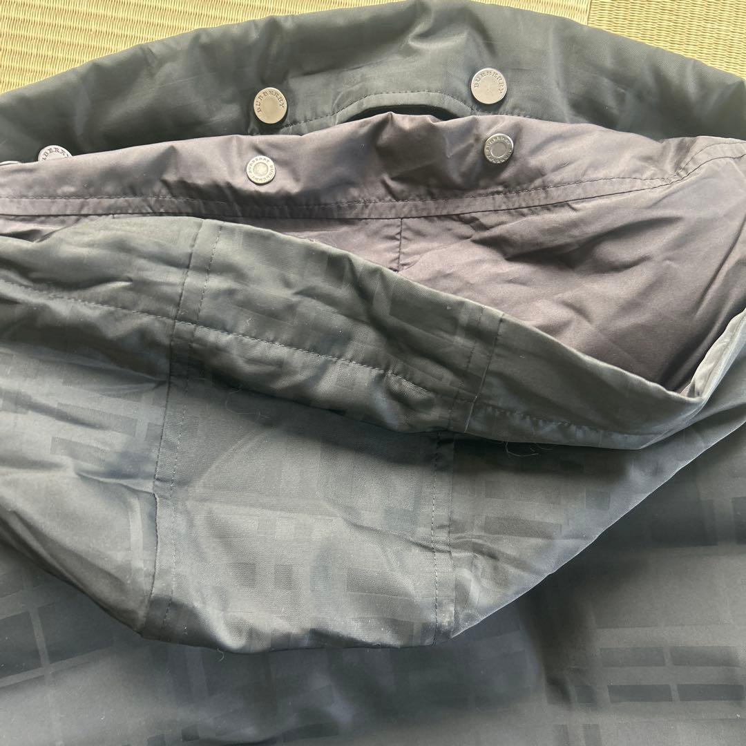 Burberry London メンズダウンジャケット フード付き チェック柄