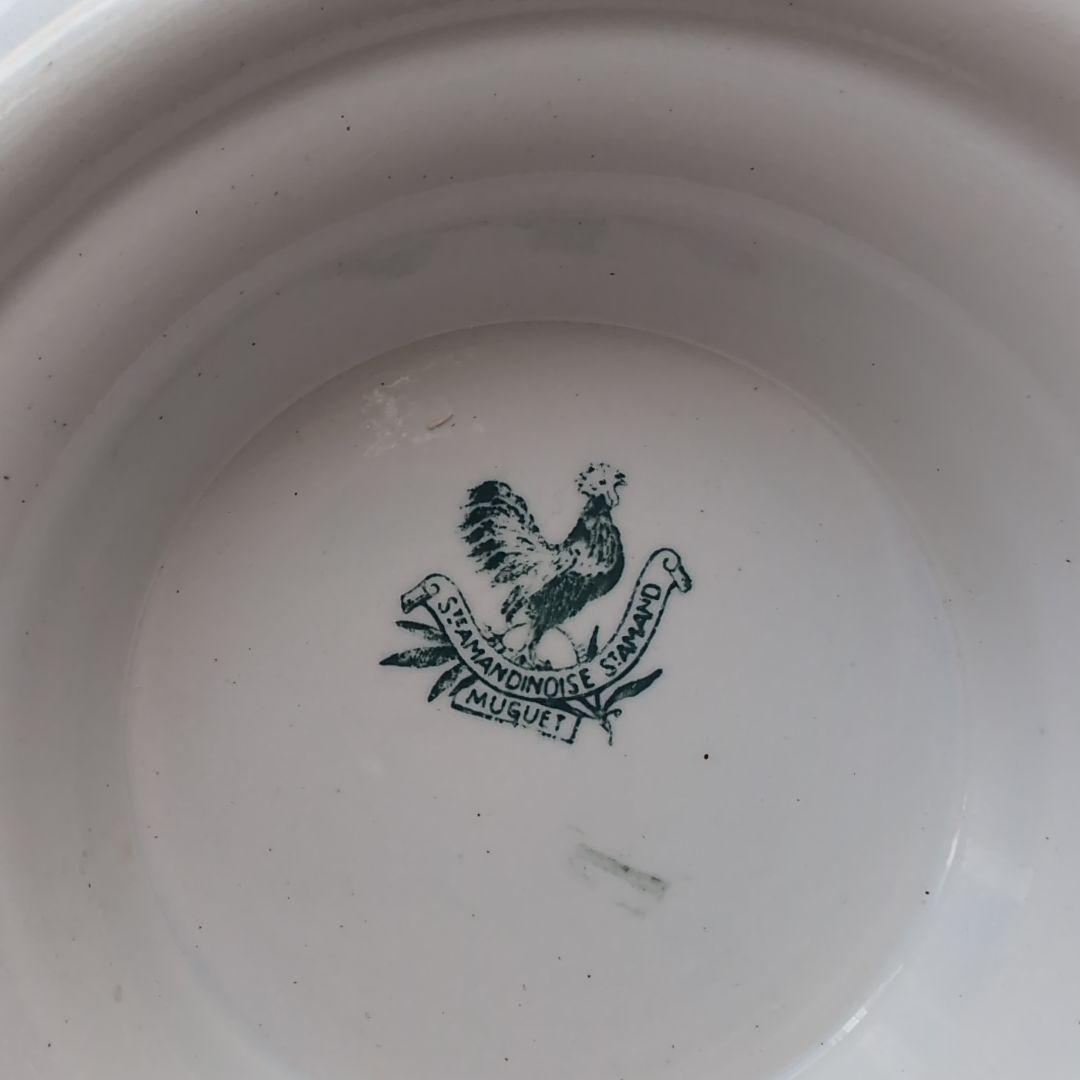 フランスアンティーク antique サンタマン すずらん コンポティエ