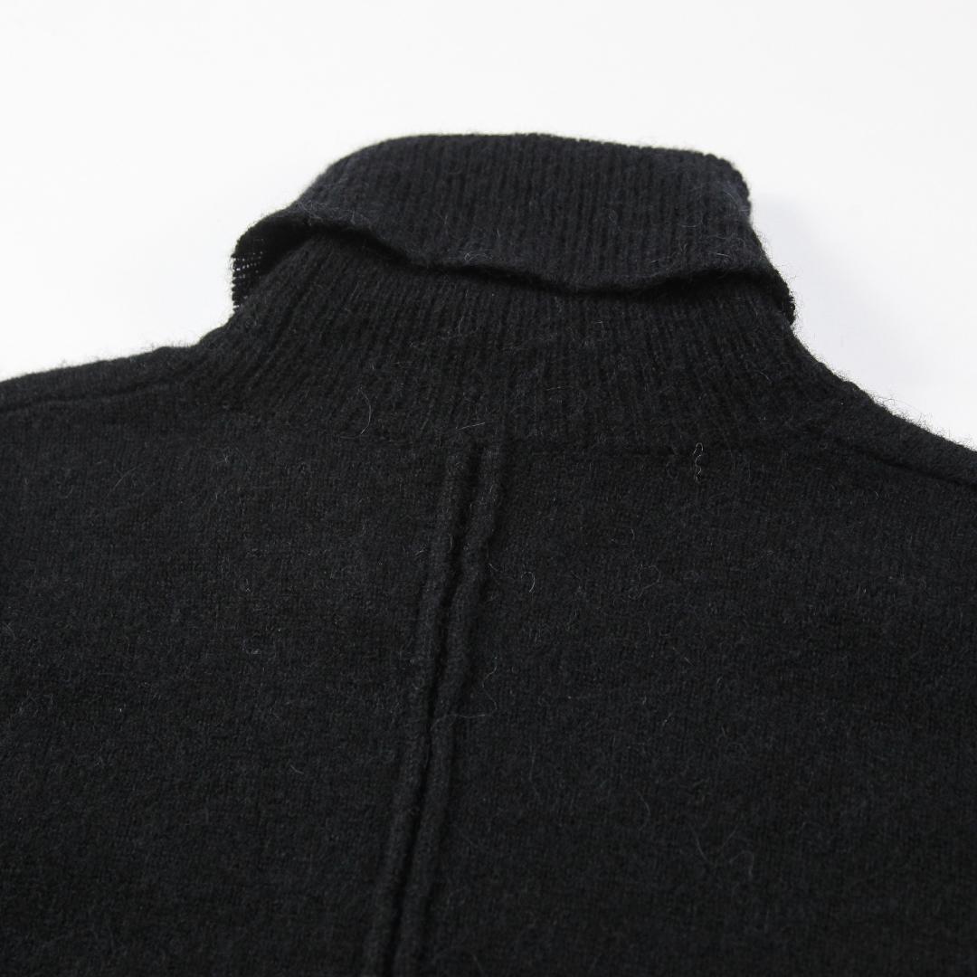 新品 ssstein 25AW ウール/アルパカ ニット ルーズ タートルネック