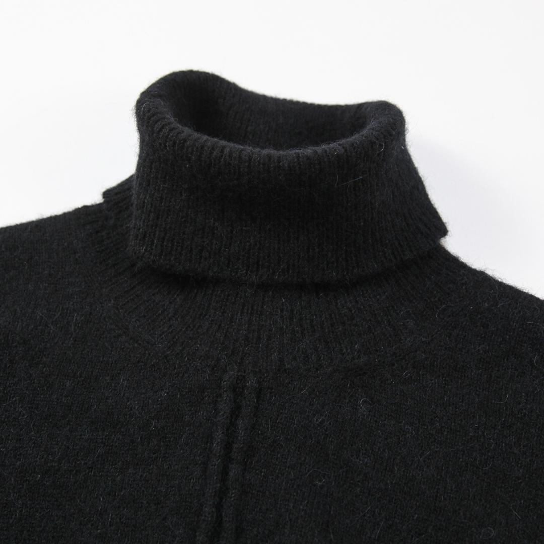 新品 ssstein 25AW ウール/アルパカ ニット ルーズ タートルネック