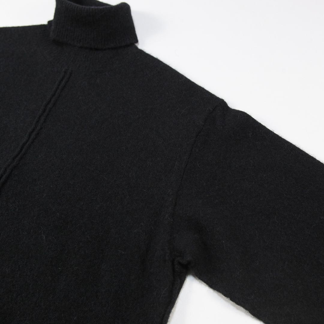 新品 ssstein 25AW ウール/アルパカ ニット ルーズ タートルネック