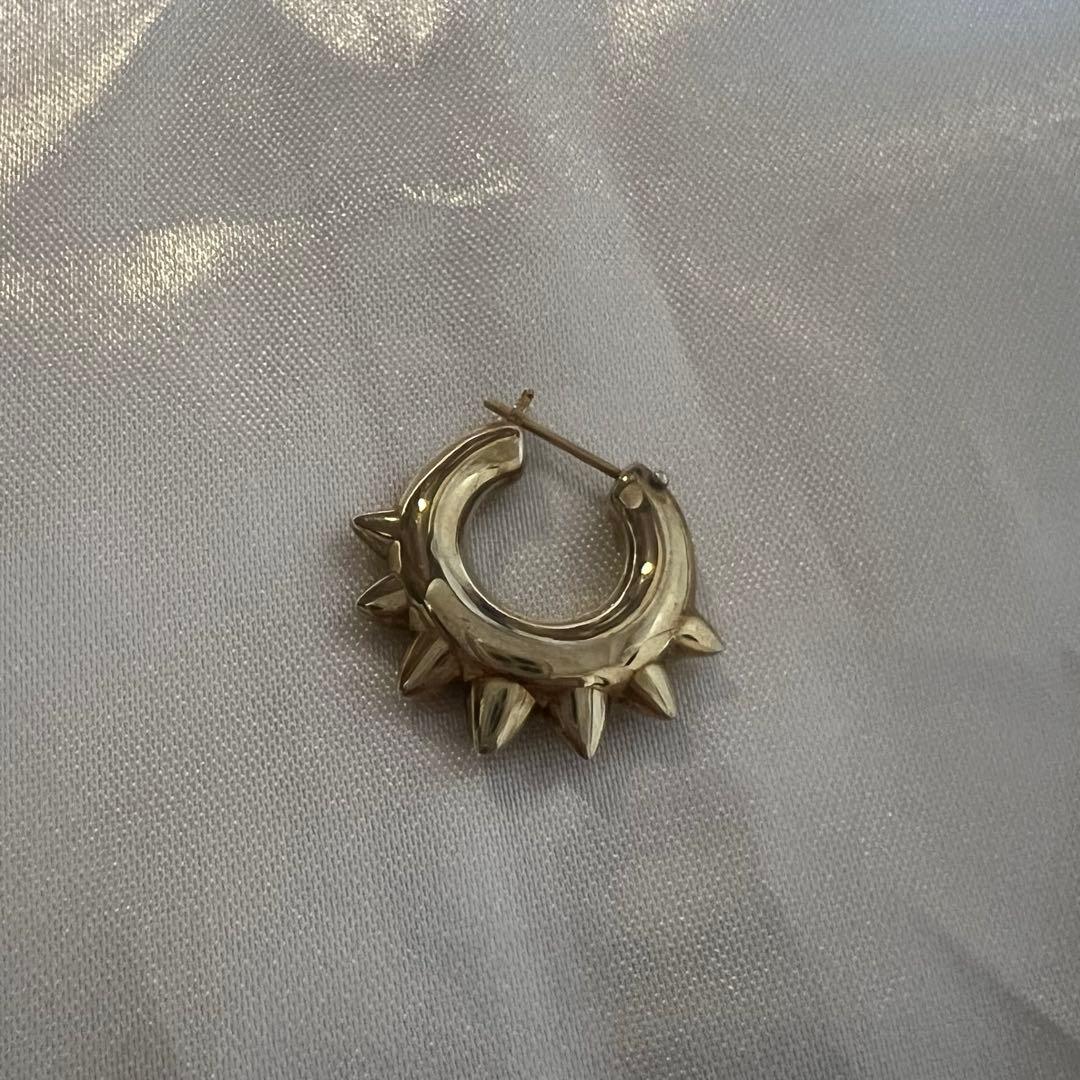 アクセサリー Preek SPIKE HOOP EARRING