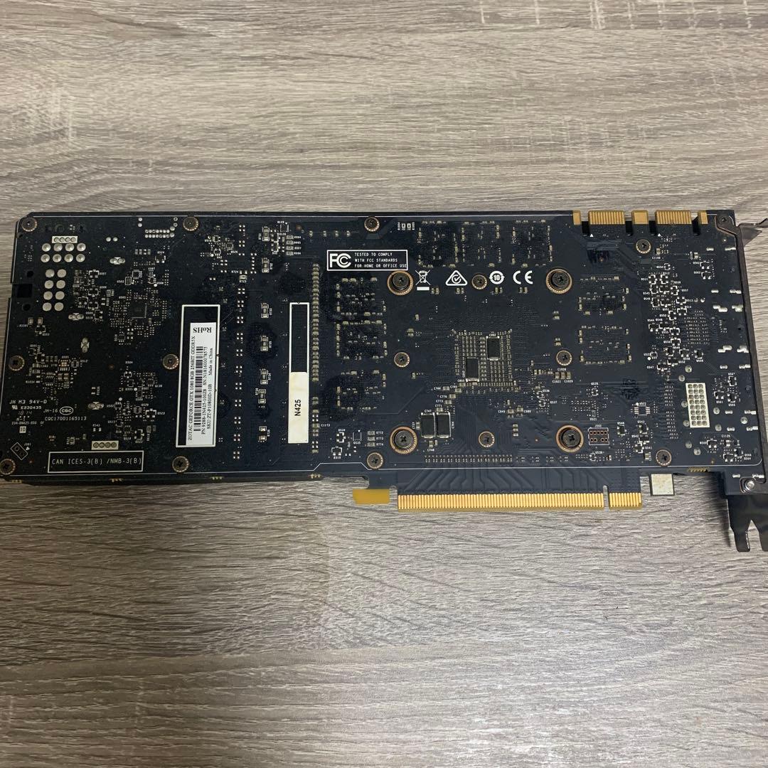 グラフィックボード・グラボ・ビデオカード ZOTAC GeForce GTX 1080 8G GDDR5X