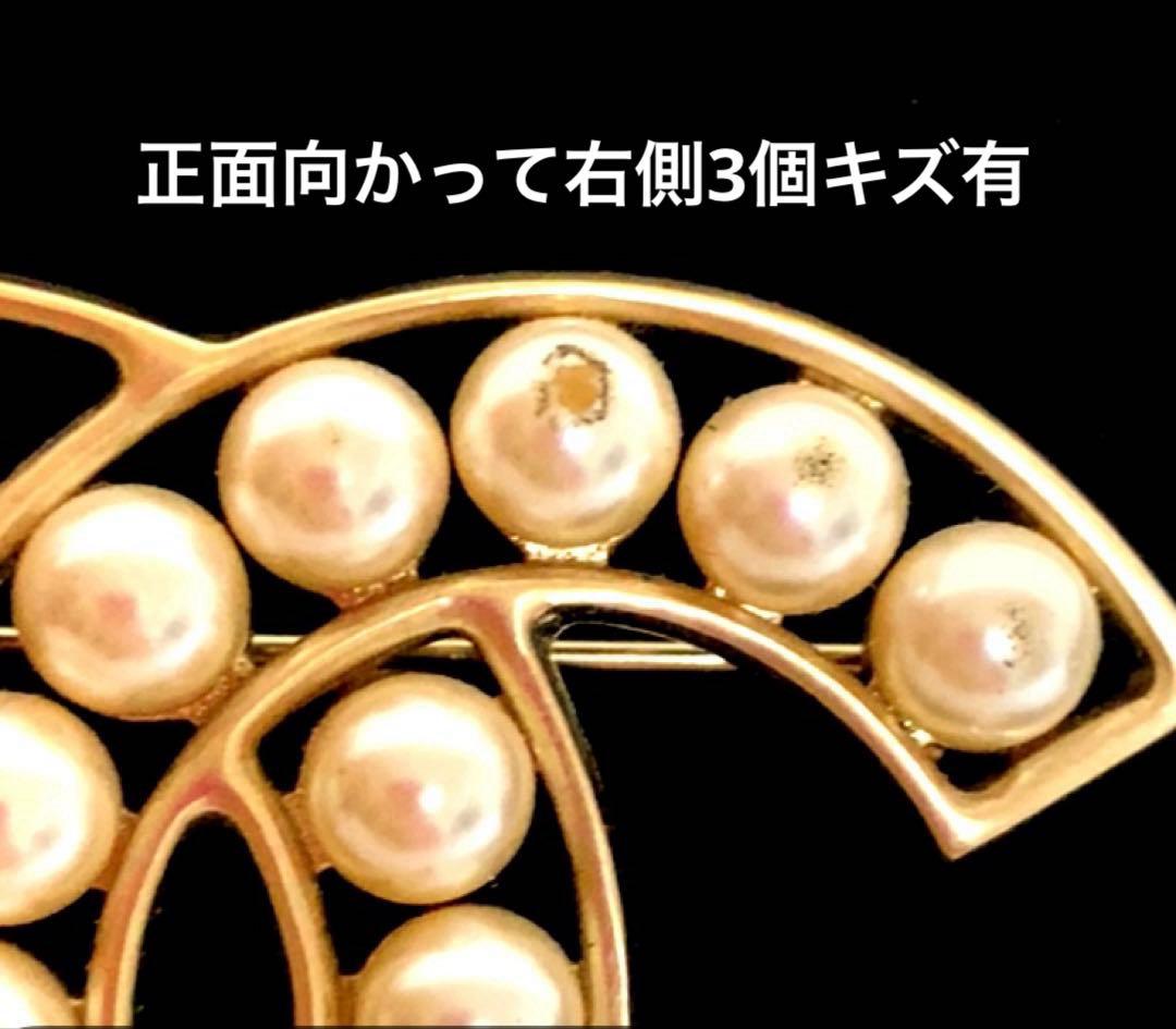★CHANEL★シャネル★ブローチ本物正規品パール★ゴールド★レア美品SALE