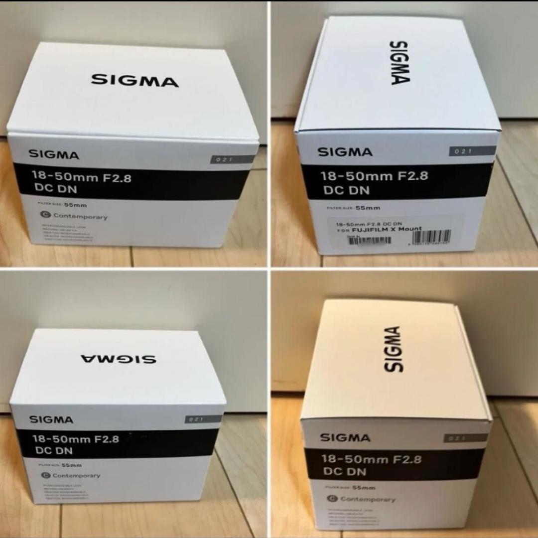 新品未使用 SIGMA 18-50mm F2.8 DC DN 富士フイルムX