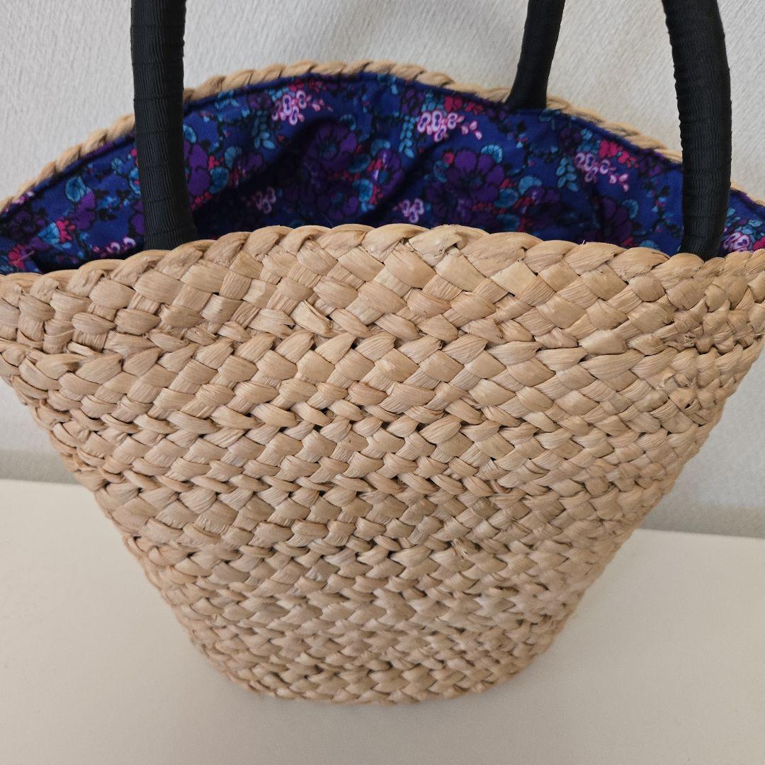 アナスイ　黒猫のかごバッグ