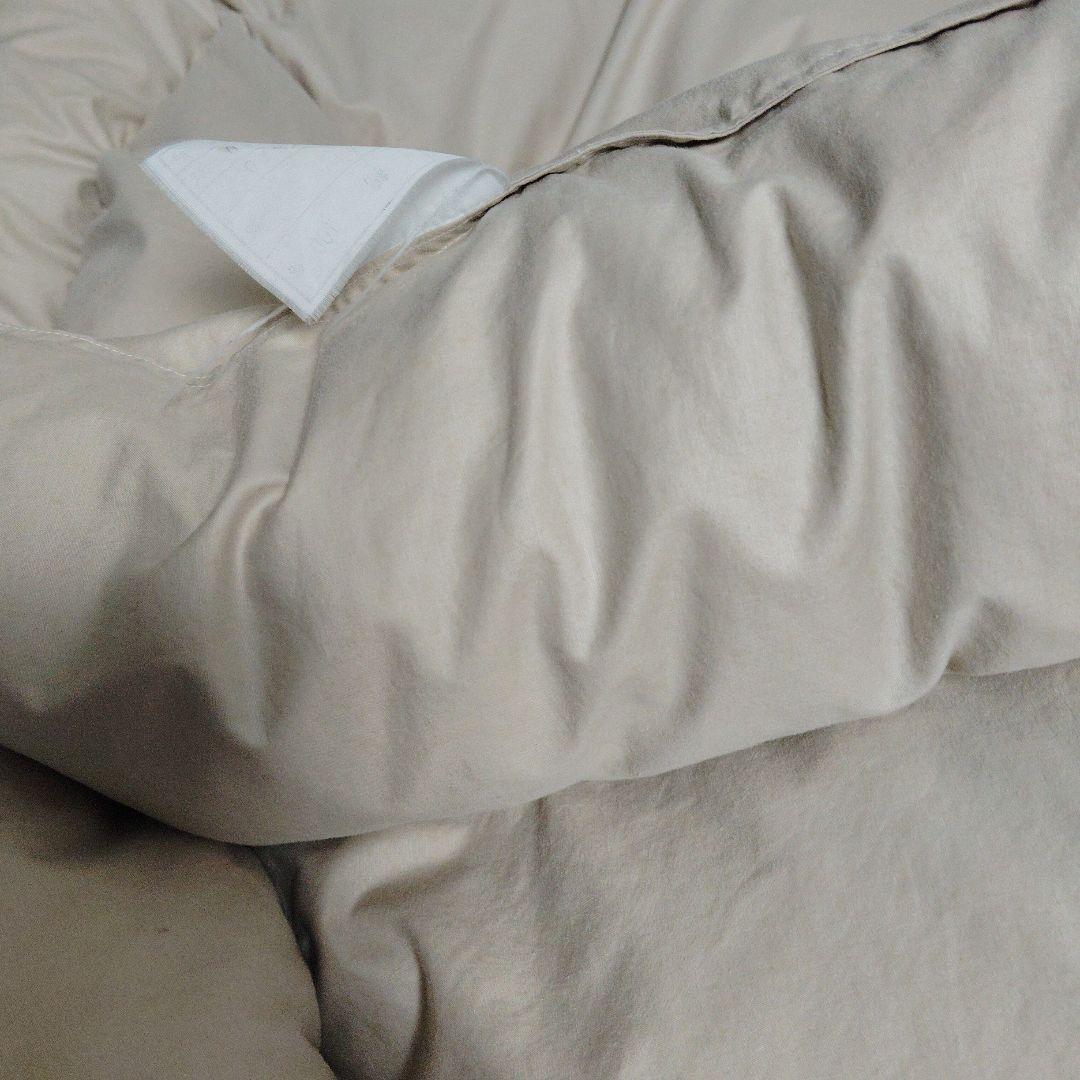 158×210cm 高級羽毛布団　フランスベッド　シングル　掛け布団