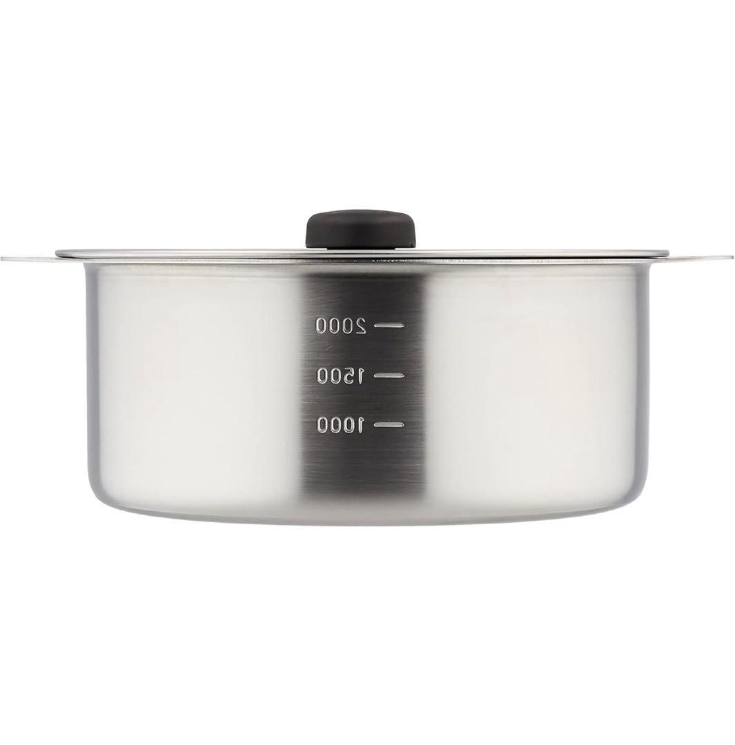 和平フレイズ 日本製 燕三 鍋 4点 セット 蒸し台付 ステンレス IH対応