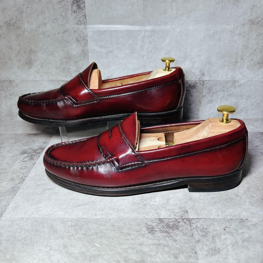 USA製 ジーエイチバス ローファーバーガンディ