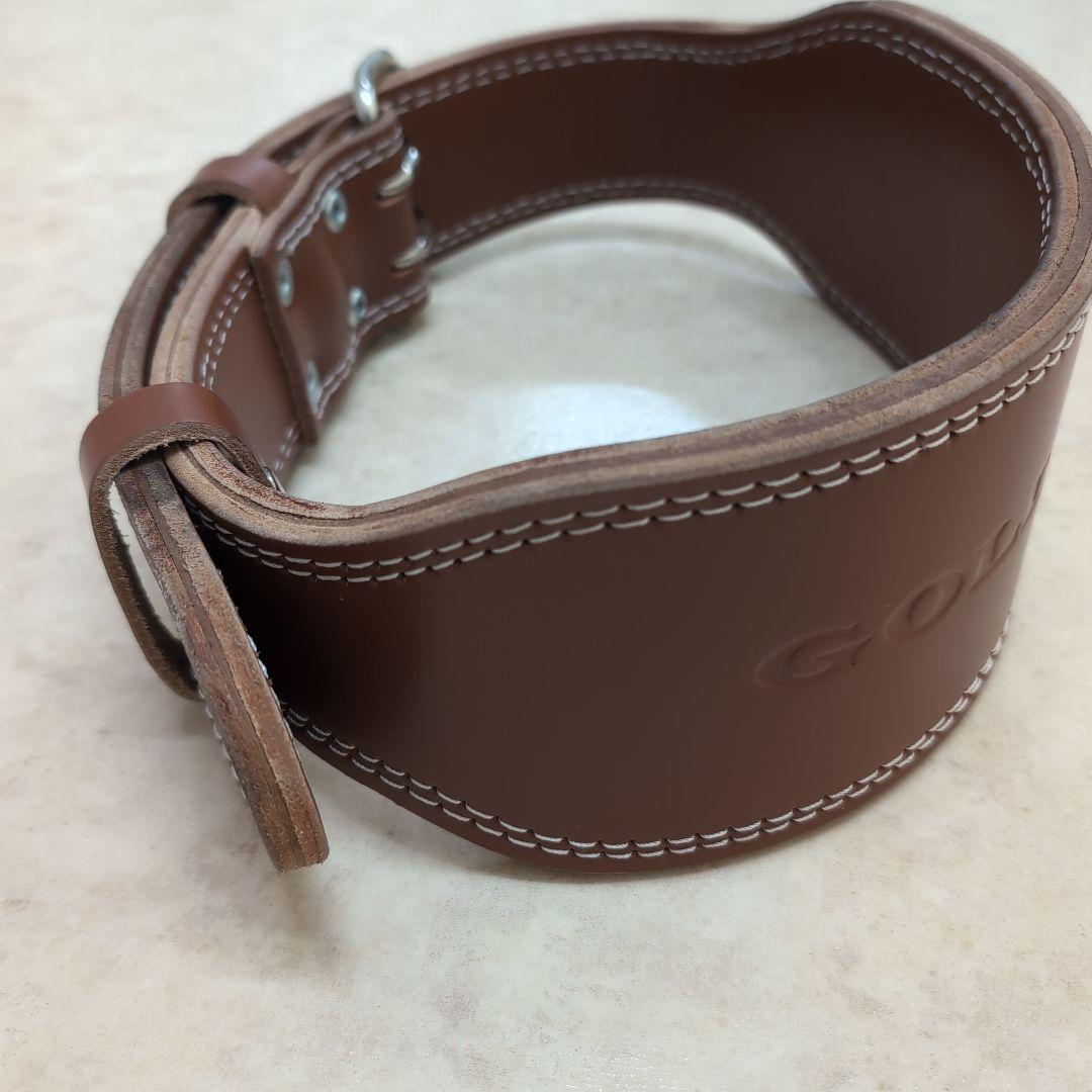 ゴールドジム　プロレザーベルト　Mサイズ