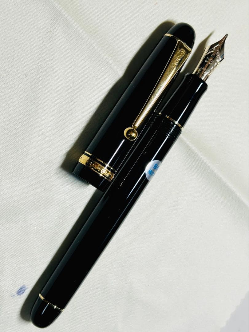 【希少】PILOT CUSTOM 74 ブラック万年筆 14K BB極太字