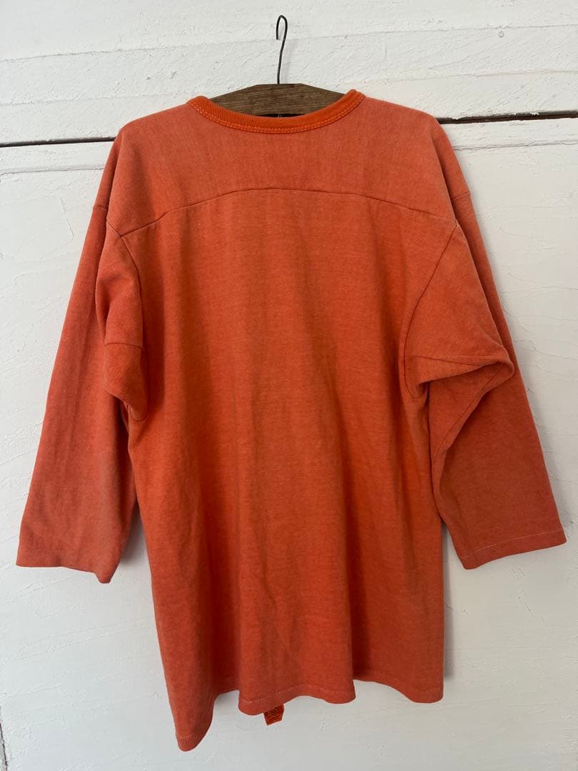 ラッセルアスレチック M ビンテージ　フットボール七分丈シャツ