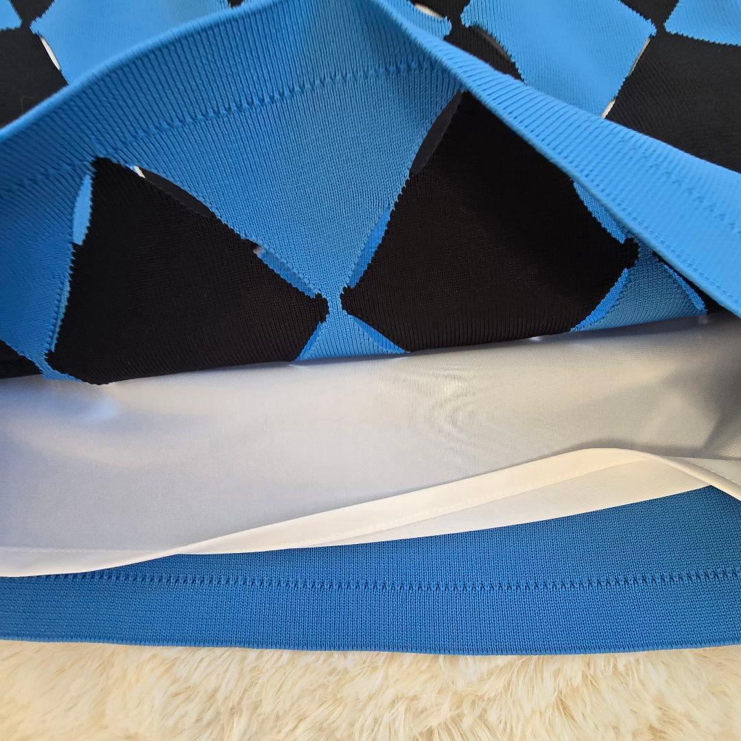 【定価3.3万未使用】archivio ダイヤモンドパターン スカート 36