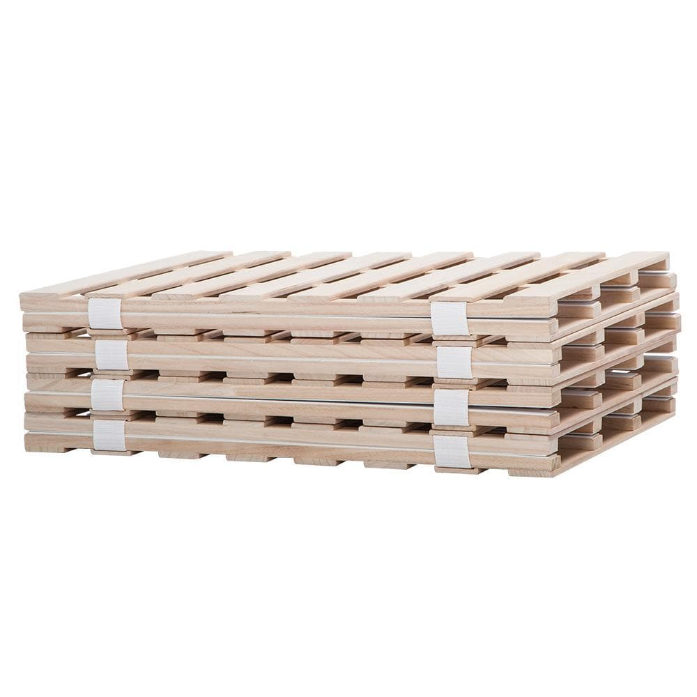 【ゼミダブル】すのこベッド 折りたたみベッド 湿気/カビ対策 耐荷重200kg