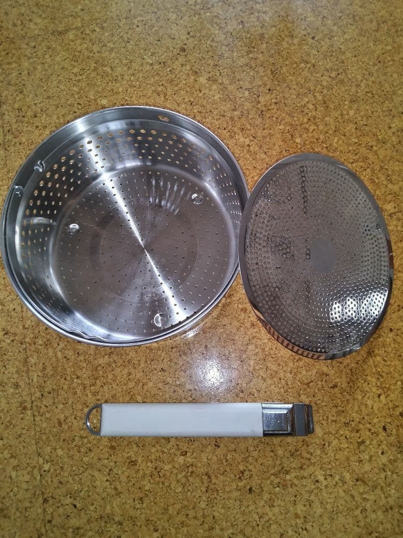 CRISTELクリステル両手鍋3点セット(16,18,20cm)ステンレス製