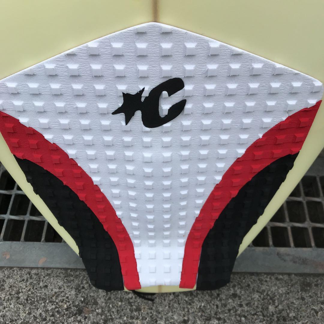 RexMarchal サーフボード　ショート　フィン、リーシュコード付き