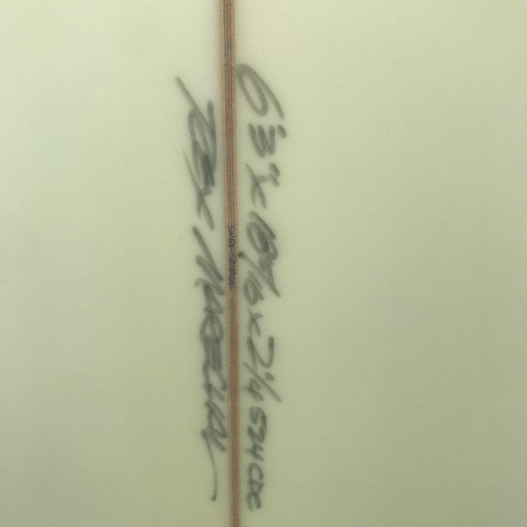 RexMarchal サーフボード　ショート　フィン、リーシュコード付き