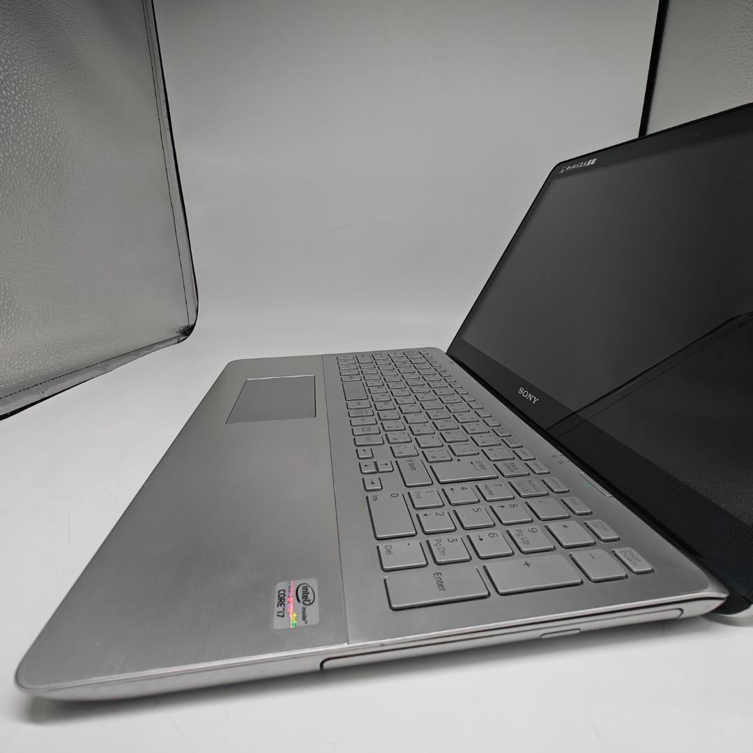 【VAIO】SVF 高速i7 SSD512GB 12GB シルバー ノートPC