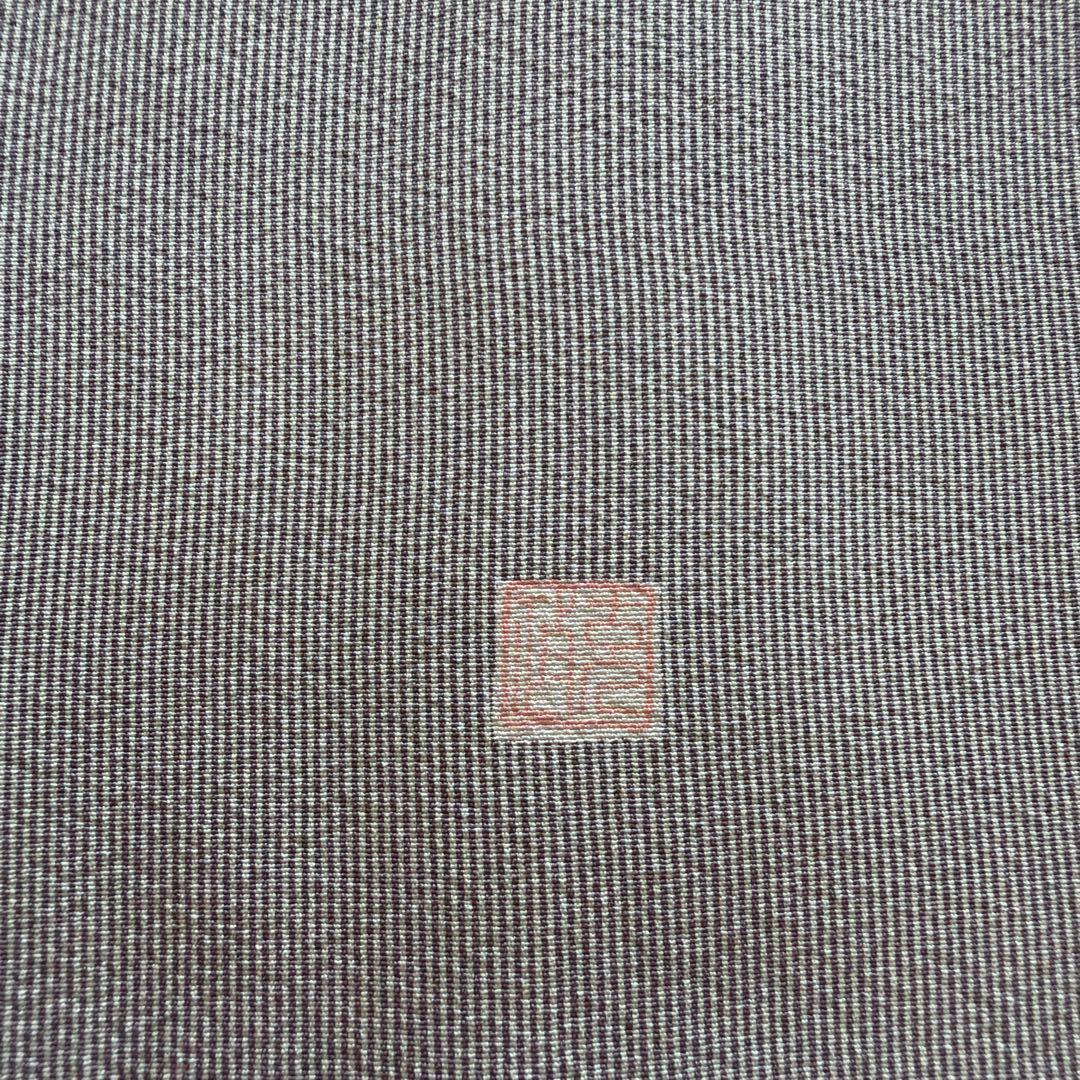 ミ*ん様 ■E5851■未使用品■正絹■江戸鼠色　万筋　江戸小紋　袷着物■丈16