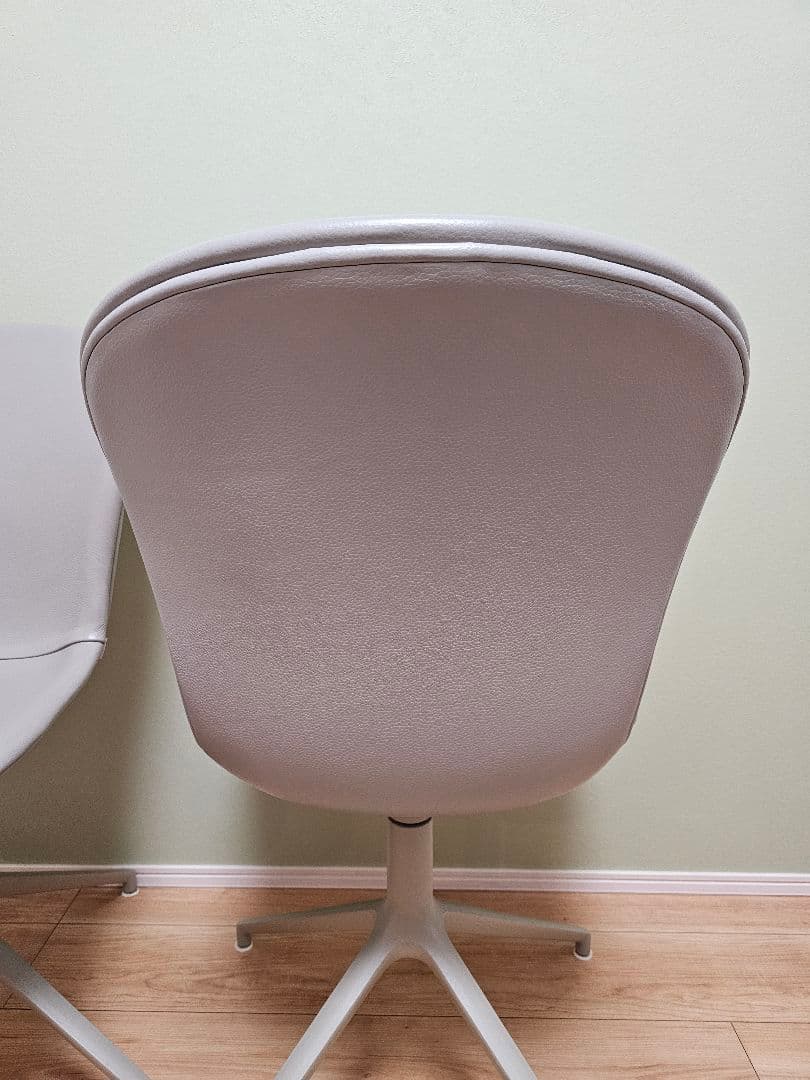 ボーコンセプト アデレード ダイニングチェア/回転ベース付 グレー 4脚セット