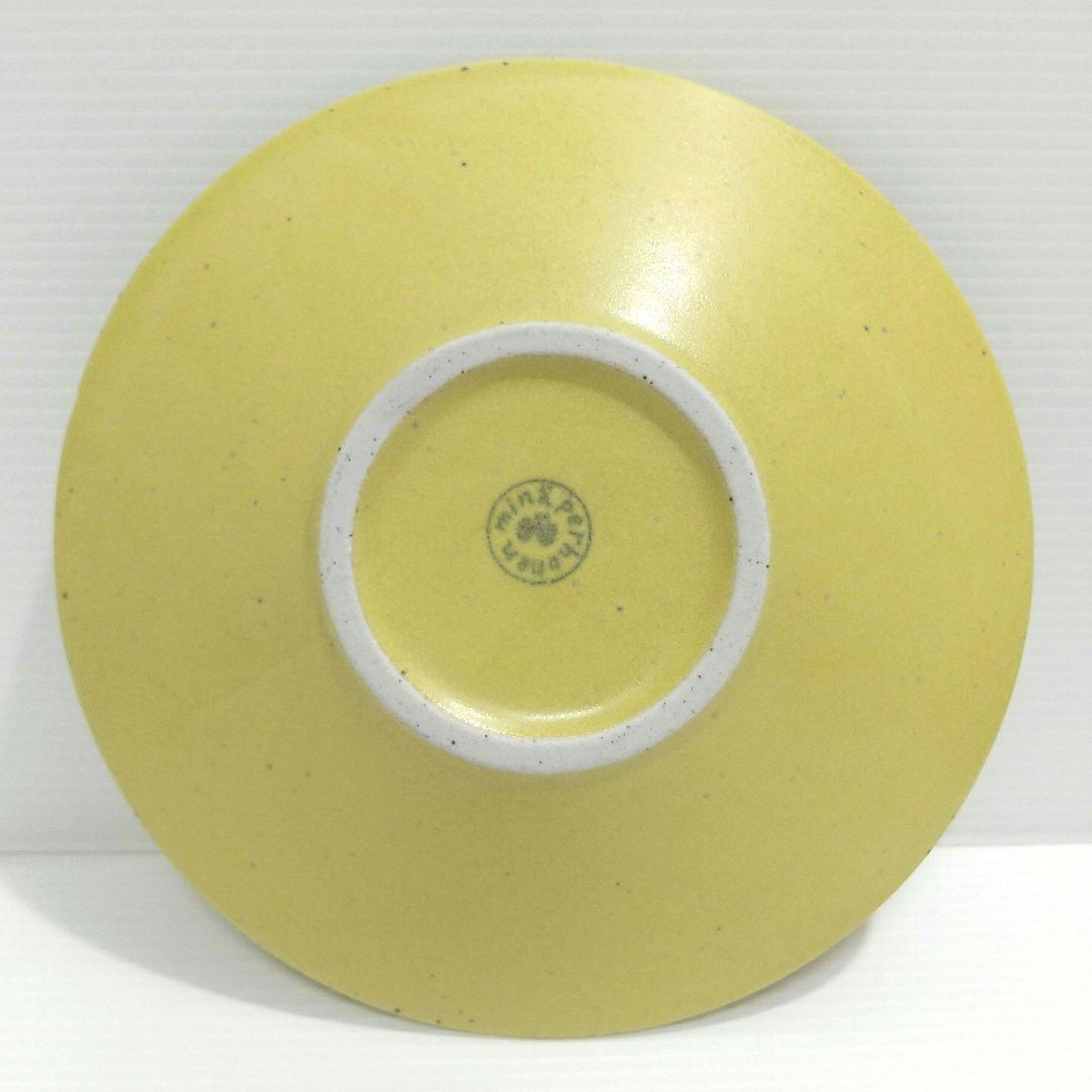 ミナペルホネン タンバリン イエロー ホワイト プレート 4枚
