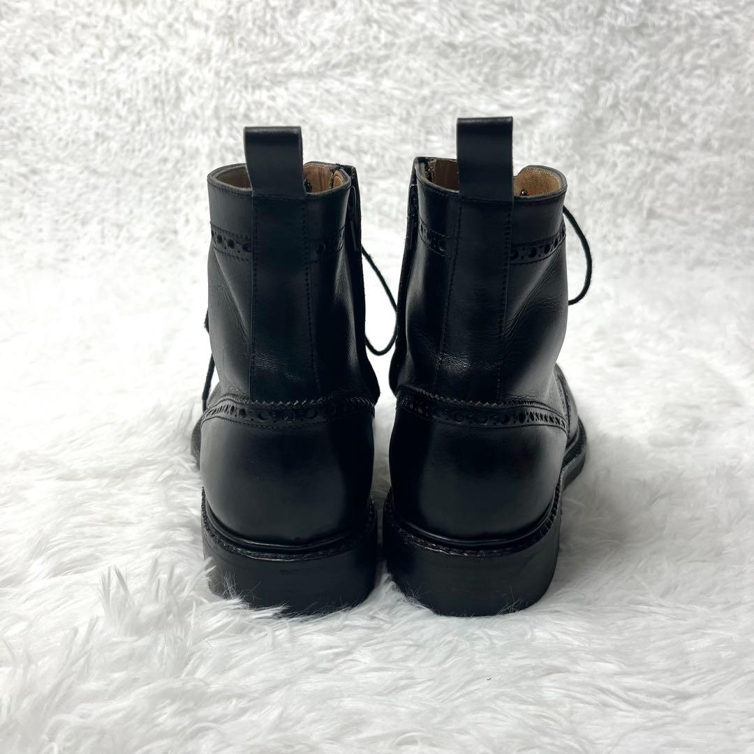 【美品】 ジャランスリワヤ サイドジップ カントリーブーツ ブラック 25.5