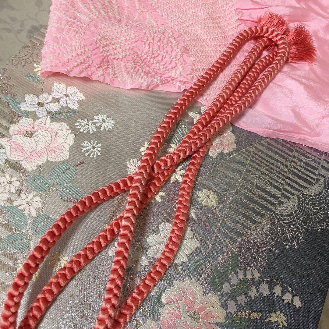 訪問着　フルセット　道長取り　飛び立つ鶴　金彩加工　入学式　卒業式　着物　I3