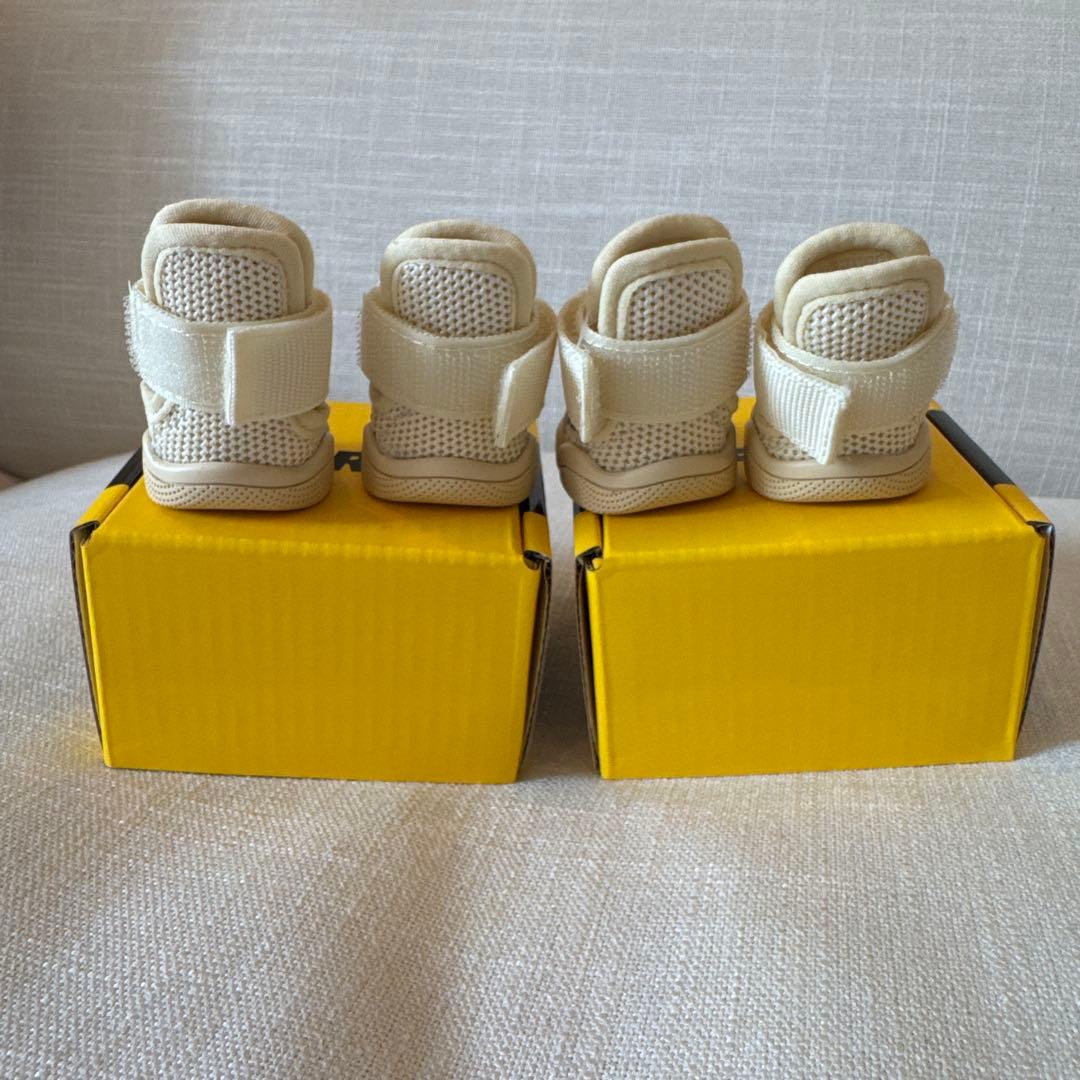 【新品】 RIFRUF ドッグスニーカー ベージュ0(xxs)