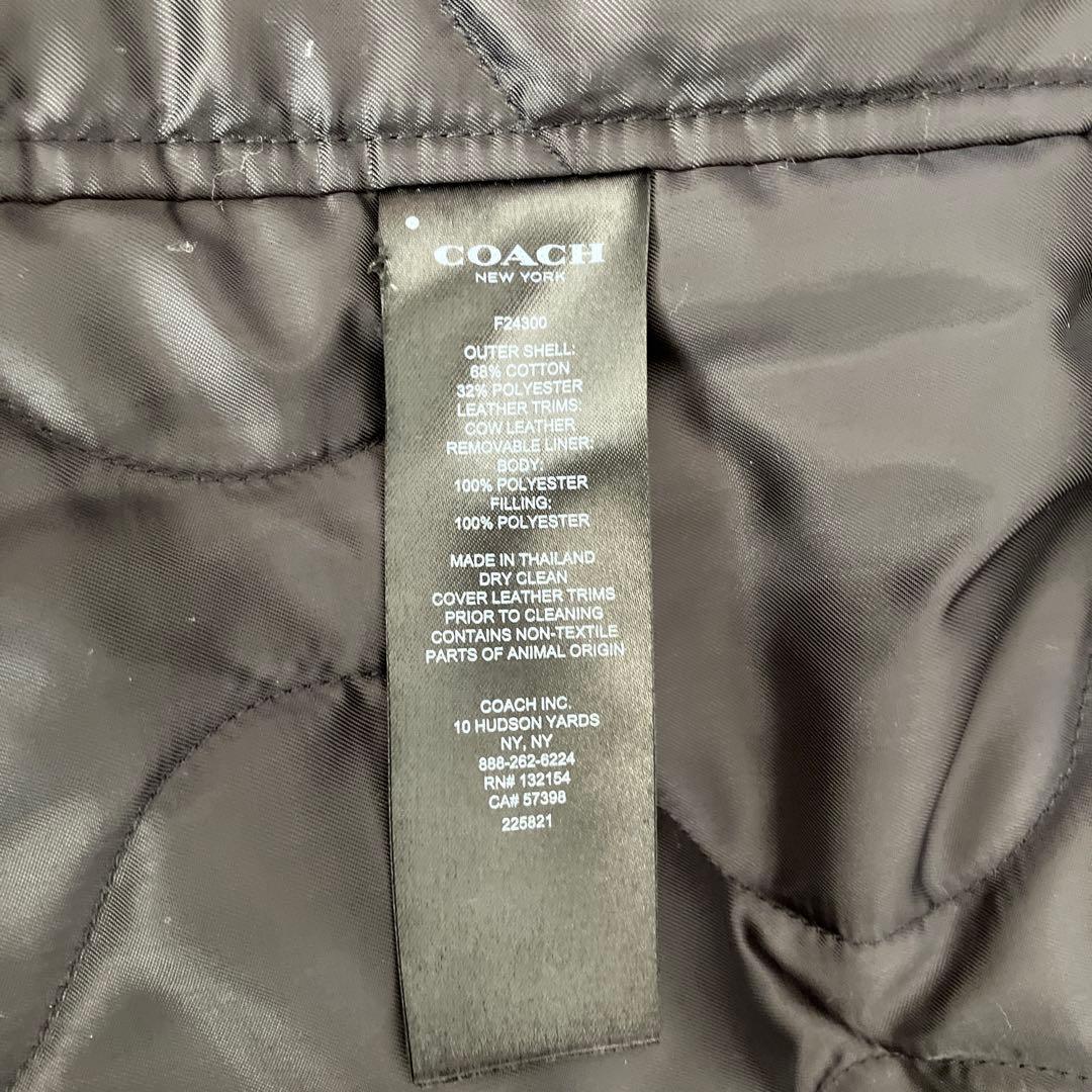 COACH ダークネイビーライナー付きモッズコート