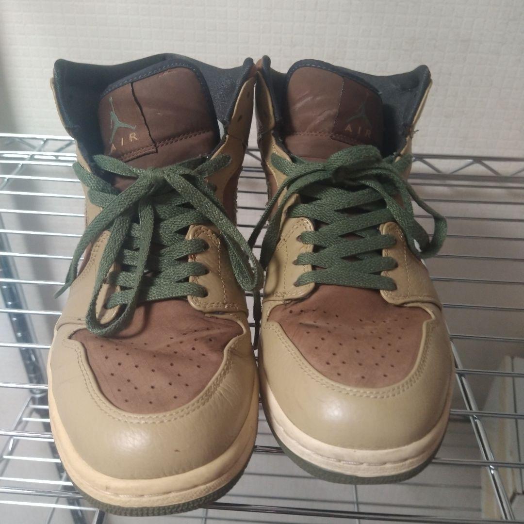 シューズ(男性用) NIKE AIRJORDAN 1 ARMY PACK ARMED FORCES